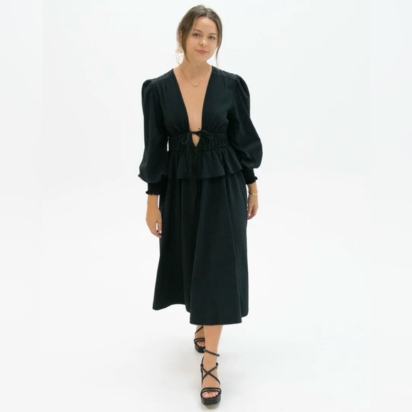 WeWoreWhat Dresses & Skirts - Black Midi Dress NWOT